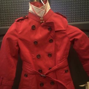 Children Burberry trench signature lining 4Y